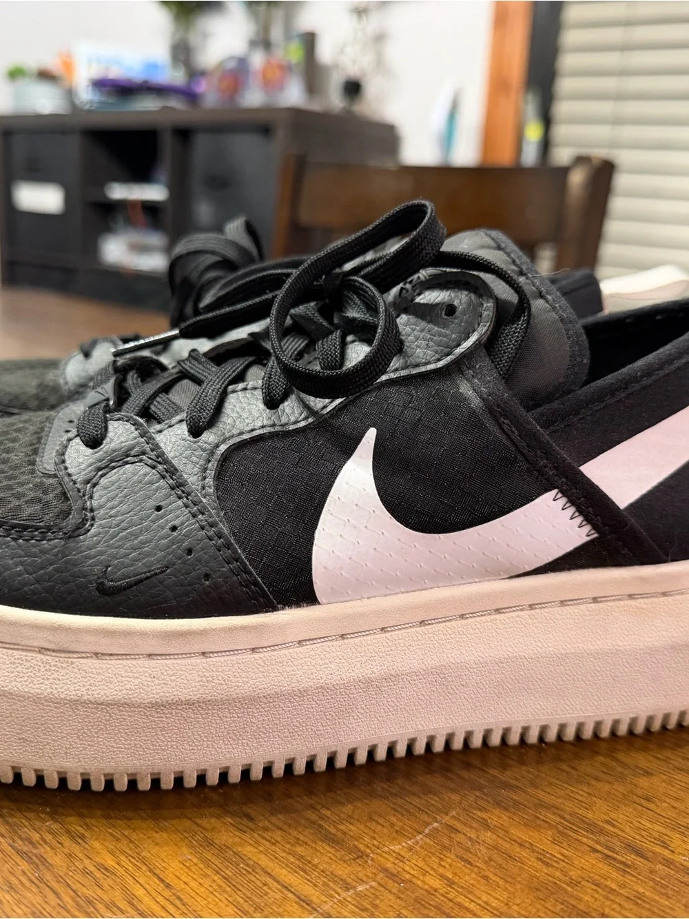 Nike Court Vision Black Platform